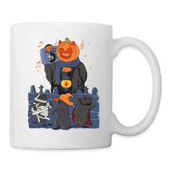 Dancing Cats Halloween - Mug - white - Right