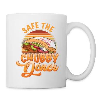 Save the Chubby Döner - Tasse - Weiß - Rechts