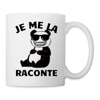 je me la raconte - Mug blanc - blanc - Droite