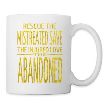geek animal lover vegan fun animal lovers gift - Tasse - Weiß - Rechts