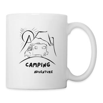 Camping Aventure - Motorhome Design - Mug blanc - blanc - Droite