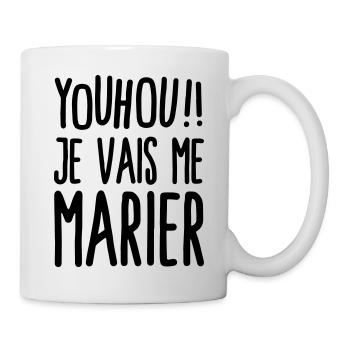 EVJF humour femme future mariée - Mariage - Mug blanc - blanc - Droite