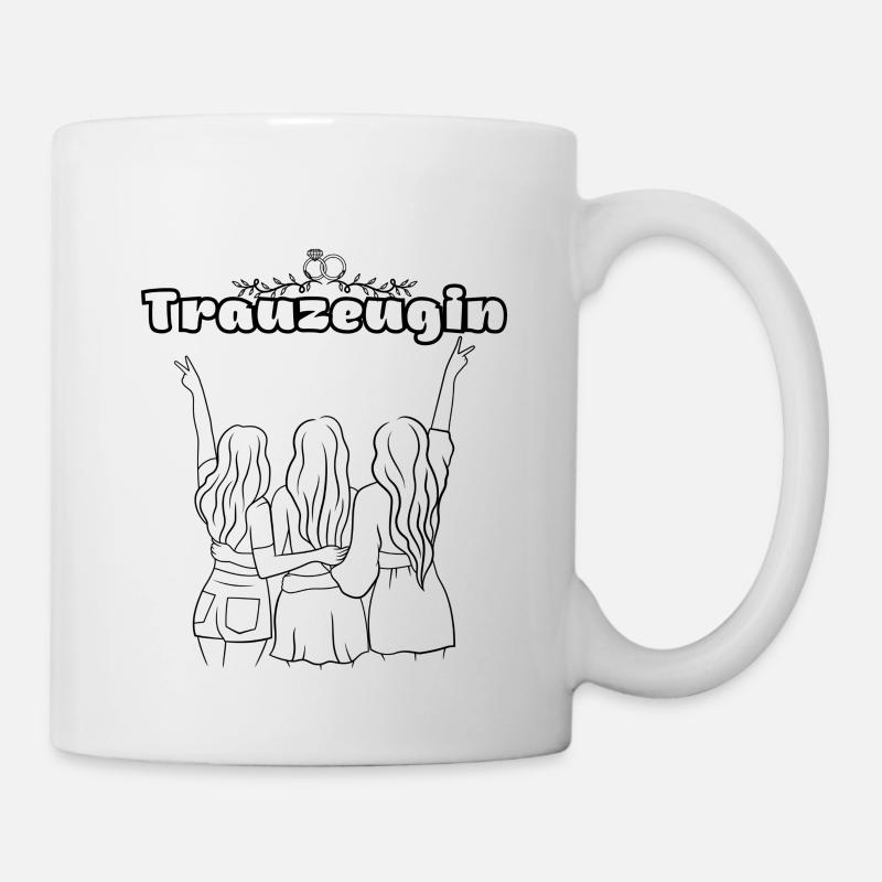 Trauzeugin - Tasse - Weiß