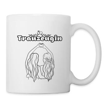 Trauzeugin - Tasse - Weiß - Rechts