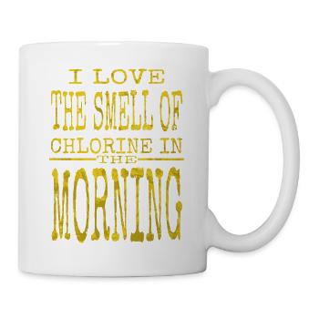 funny swimming birthday funny quote quote - Tasse - Weiß - Rechts