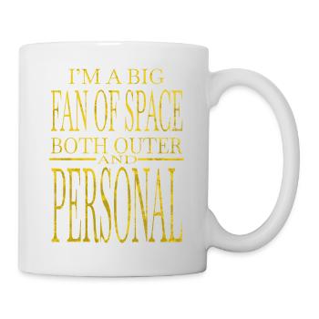 bday joke funny sayings astronomy tshirt - Mug - white - Right