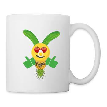 Veggie - Tasse - Weiß - Rechts