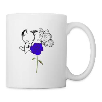 Nature is Love - Tasse - Weiß - Rechts