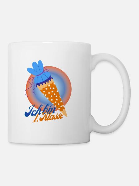 Ich bin erste Klasse - Tasse - Weiß