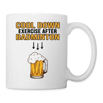 entraîneur de badminton badminton badminton badminton - Mug blanc - blanc - Droite