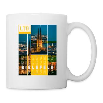 Bielefeld Deutschland Stadt Skyline Heimat Liebe - Tasse - Weiß - Rechts