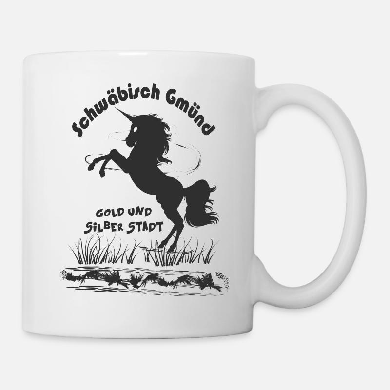 Einhorn T Shirt - Tasse - Weiß