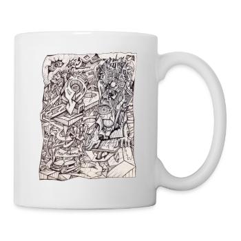 Organ of Worries by Brian Benson - Mug - white - Right