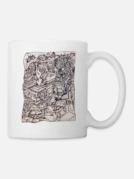 Organ of Worries by Brian Benson - Mug - white