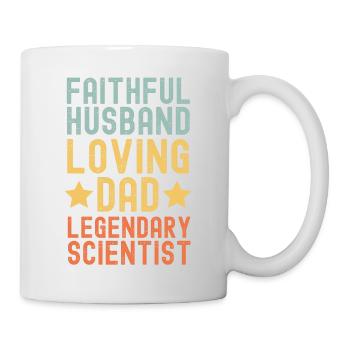 Mari Père Scientifique légendaire - Mug blanc - blanc - Droite