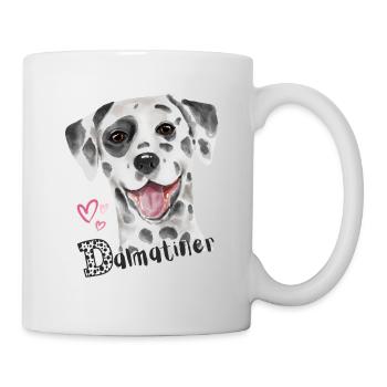 Dalmatiner Love - Tasse - Weiß - Rechts