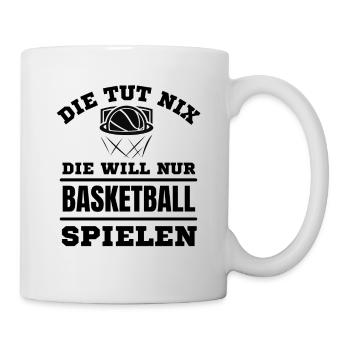 Basketball Frauen Spielerin Basketball Liebhaber - Tasse - Weiß - Rechts