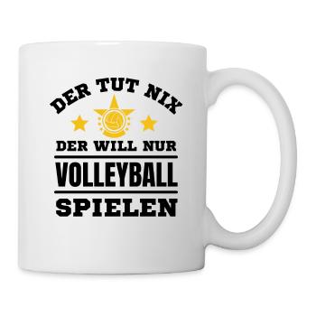 Volleyball Spieler Volleyball Liebhaber - Tasse - Weiß - Rechts