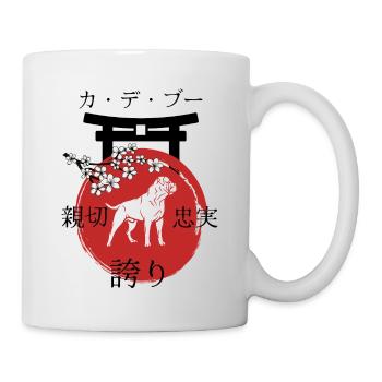 Ca De Bou Japan Kanji Stil Ca De Bou liebhaber - Tasse - Weiß - Rechts
