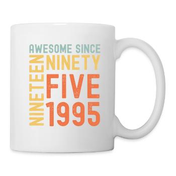 Génial depuis 1995 Année du cadeau d’anniversaire - Mug blanc - blanc - Droite