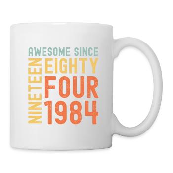Génial depuis 1984 Année du cadeau d’anniversaire - Mug blanc - blanc - Droite