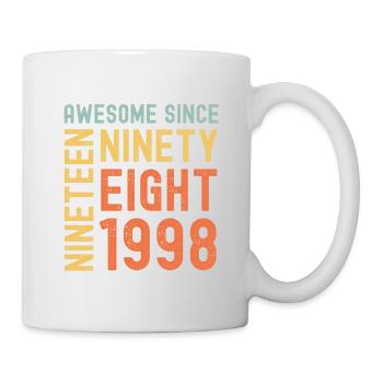 Awesome since 1998 Birthday Gift Year - Mug - white - Right