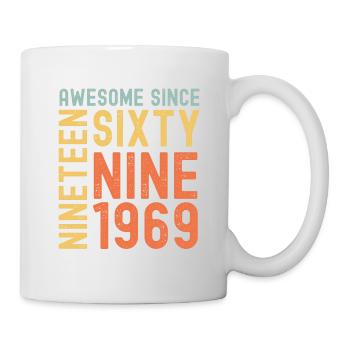 Génial depuis 1969 Année du cadeau d’anniversaire - Mug blanc - blanc - Droite