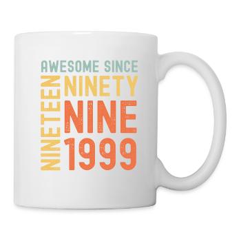 Awesome since 1999 Birthday Gift Year - Mug - white - Right