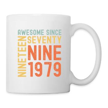 Awesome since 1979 Birthday Gift Year - Mug - white - Right