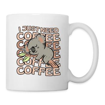 Koala Kaffee Koala Cafe - Tasse - Weiß - Rechts
