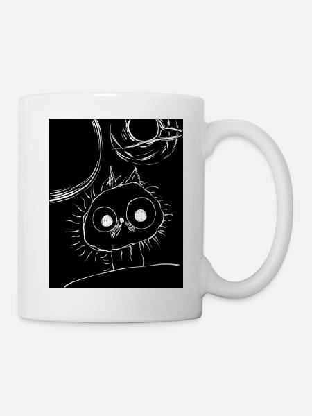 Katze im Weltraum - Tasse - Weiß