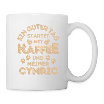Cymric Katze Kaffee Cafe - Tasse - Weiß - Rechts