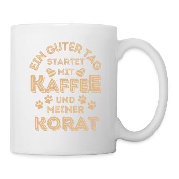 Korat Katze Kaffee Cafe - Tasse - Weiß - Rechts