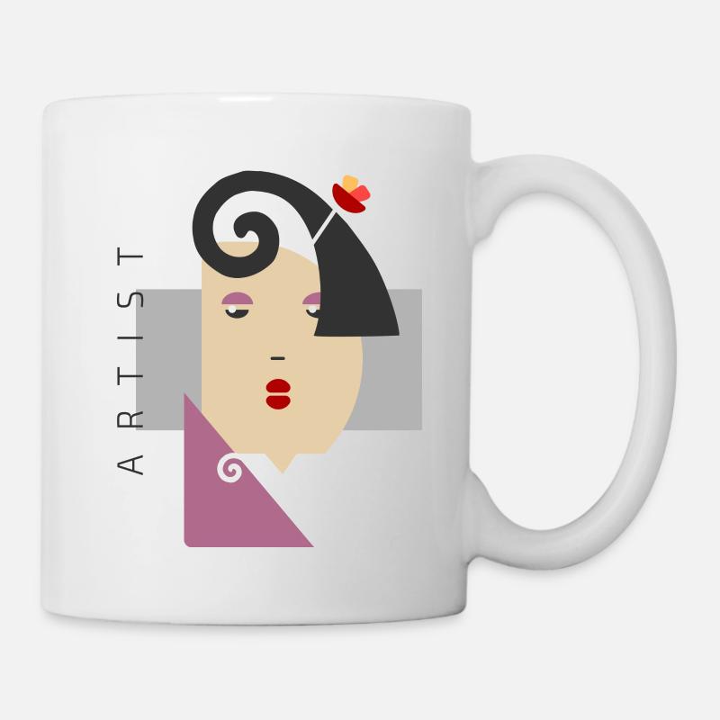 Künstler - Tasse - Weiß