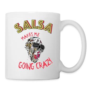 Salsa Makes Me Going Crazy - Mug - white - Right