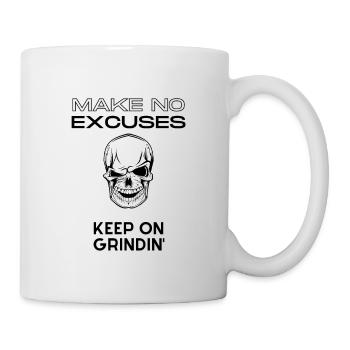 no excuses - Mug - white - Right