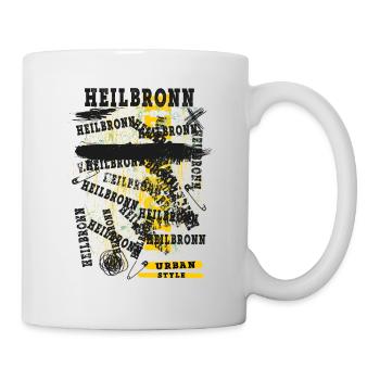 Heilbronn Germany City Skyline Home Love - Mug - white - Right