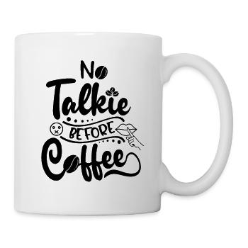 Coffee First - Erst Kaffee, dann reden - Tasse - Weiß - Rechts