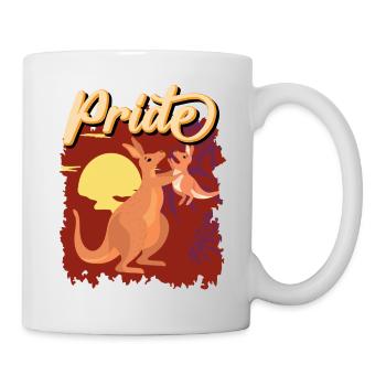 Kangaroo Mama Pride - Mug - white - Right
