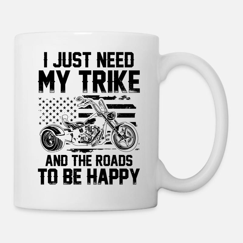 Moto Trike - Mug blanc - blanc
