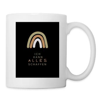 Ich kann alles schaffen - Tasse - Weiß - Rechts