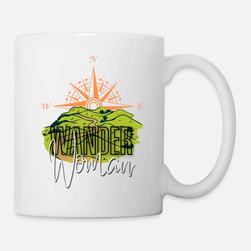 Wander Woman l’icône de l’alpinisme - Mug blanc - blanc