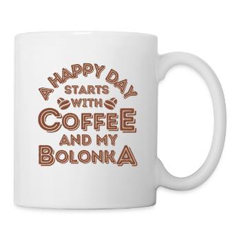 Bolonka Café Chien Café - Mug blanc - blanc - Droite
