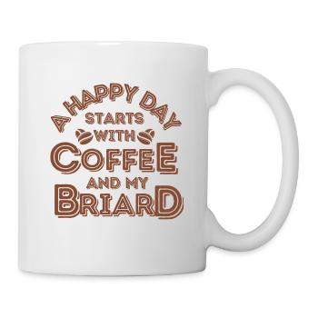 Briard Coffee Dog Cafe - Mug - white - Right