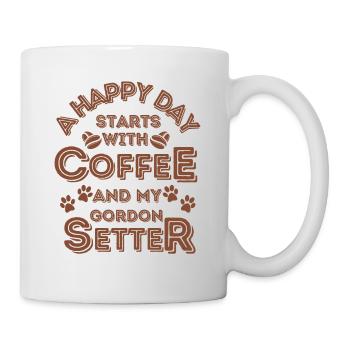 Gordon Setter Café pour chiens - Mug blanc - blanc - Droite