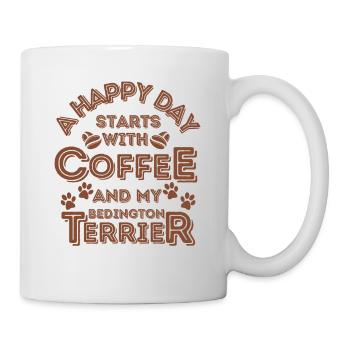 Bedington Terrier Café pour chiens - Mug blanc - blanc - Droite