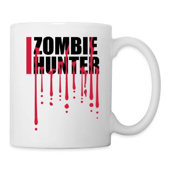 zombie hunter Halloween Quote - Mug - white - Right