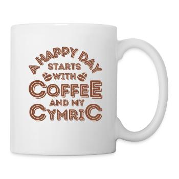 Cymric Katze Kaffee Cafe - Tasse - Weiß - Rechts