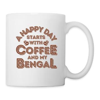 Bengal Cat Coffee Cafe - Mug - white - Right