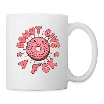 Donut give a f*ck Donut kawaii - Mug blanc - blanc - Droite